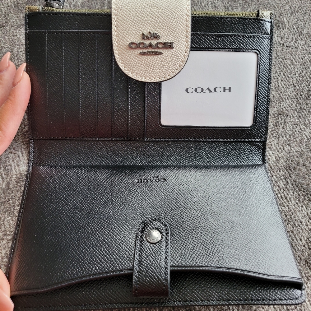 Coach Tech Phone Wallet & ID Case In Colorblock - Picture 3 of 3